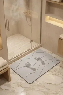 Alfombrilla de Diatomita: Secado Rapido para tu Baño