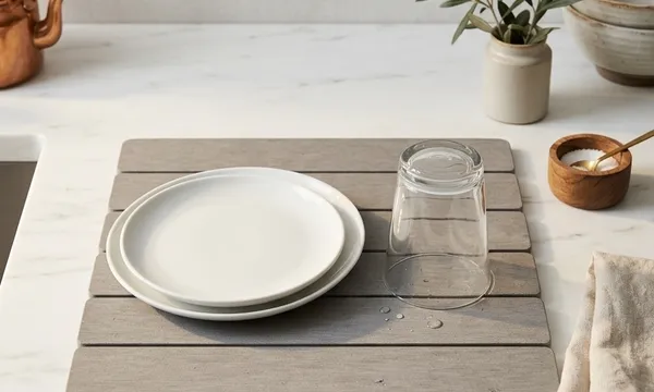 Alfombrilla de Diatomita para Cocina: Encimera Seca y Limpia