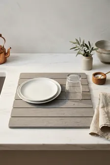 Alfombrilla de Diatomita para Cocina: Encimera Seca y Limpia