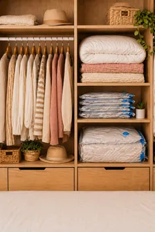 Bolsas al Vacio para Ropa: Ahorra Espacio y Ordena Mejor