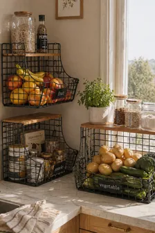 Canastas Organizadoras para Cocina: Estilo y Funcionalidad