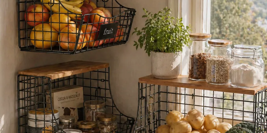 Canastas Organizadoras para Cocina: Estilo y Funcionalidad
