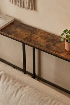Mesa Consola Detras del Sofa con USB y Enchufe