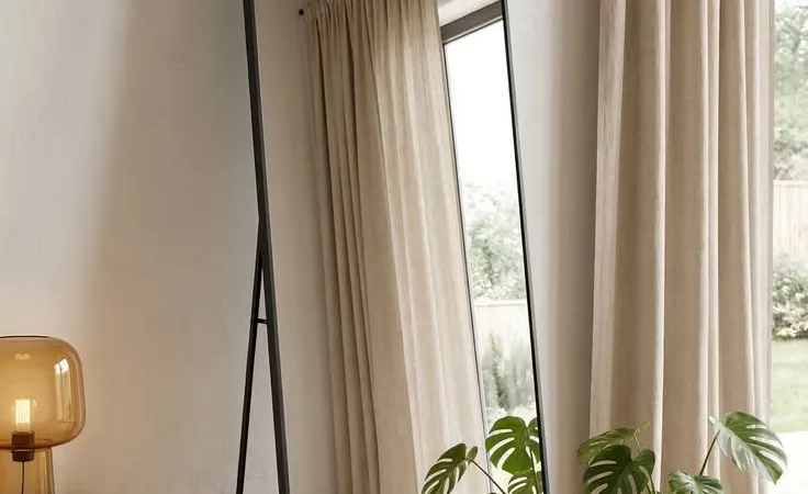 Espejo de Pie Cuerpo Completo: Amplitud y Estilo Real