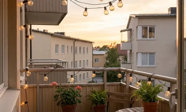 Guirnalda de Luces para Terraza: Ambiente Cozy al Instante