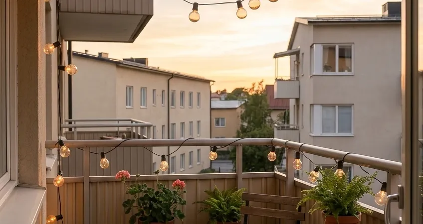 Guirnalda de Luces para Terraza: Ambiente Cozy al Instante