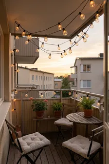 Guirnalda de Luces para Terraza: Ambiente Cozy al Instante