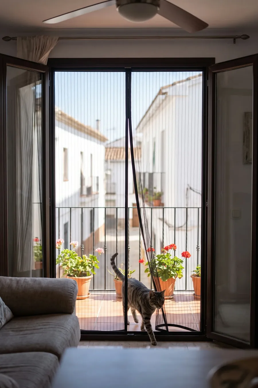 Balcón abierto toda la noche y ni un mosquito en casa