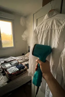 Camisa arrugada y cero ganas de sacar la tabla: vapor en 40 segundos